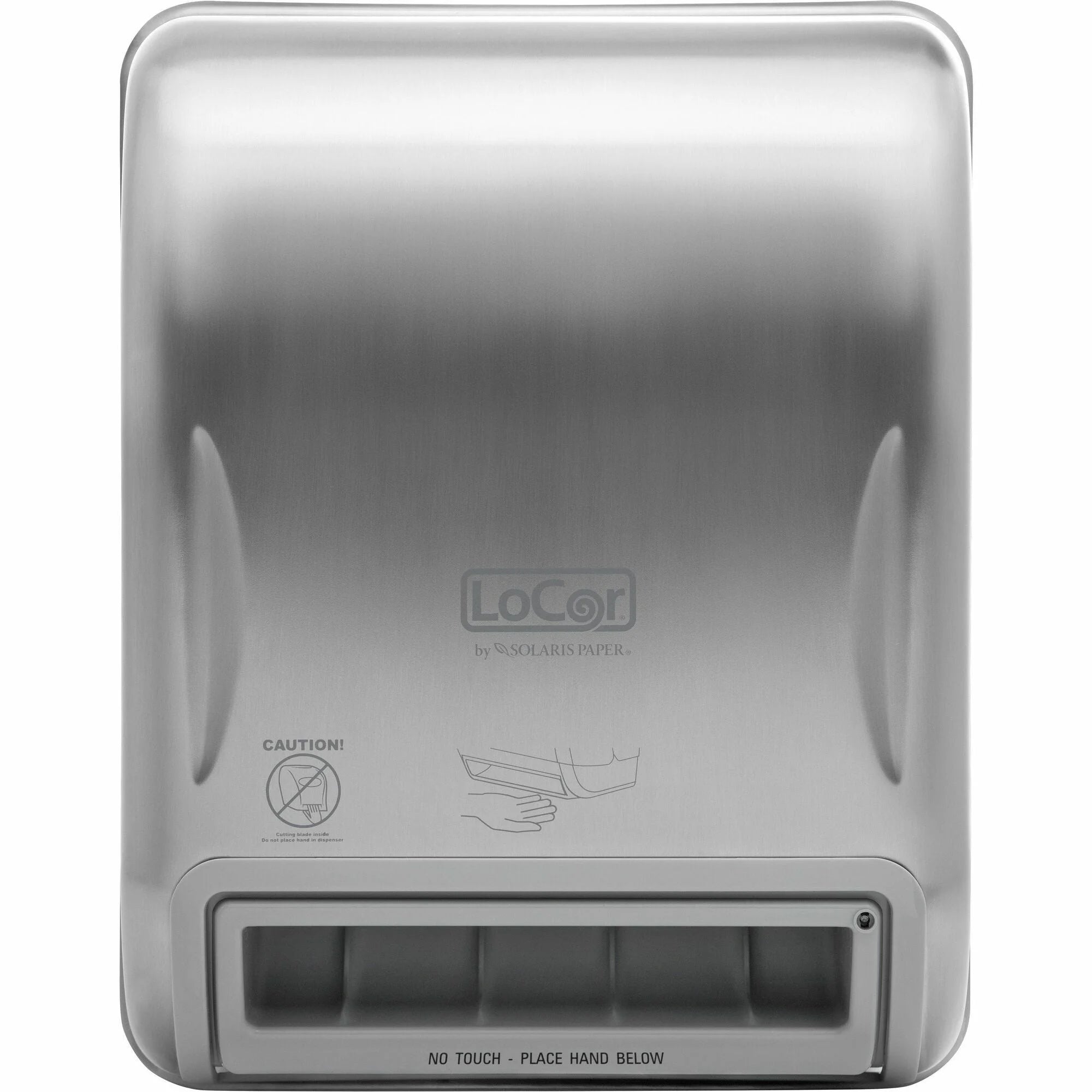 Solaris Paper Touchless Roll Towel Dispenser - Stainless Steel - 18.3’’ x 14.8’’ 11’’ - Dispensers