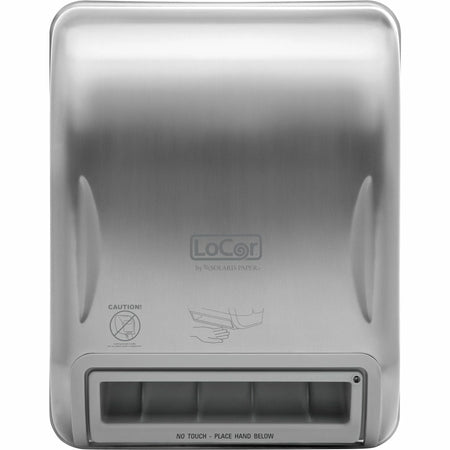 Solaris Paper Touchless Roll Towel Dispenser - Stainless Steel - 18.3’’ x 14.8’’ 11’’ - Dispensers