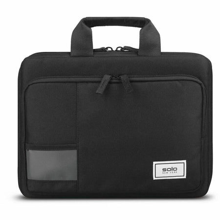 Solo 11.6’’ Chromebook Case - Black Drop Bacterial & Water Resistant - Computer / Laptop Accessories