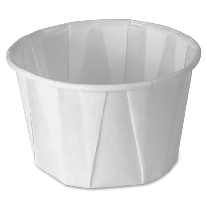 Solo 2 oz Squat Paper Souffle Cups - Hot & Cold Drinks - 250/Pack - Food Storage