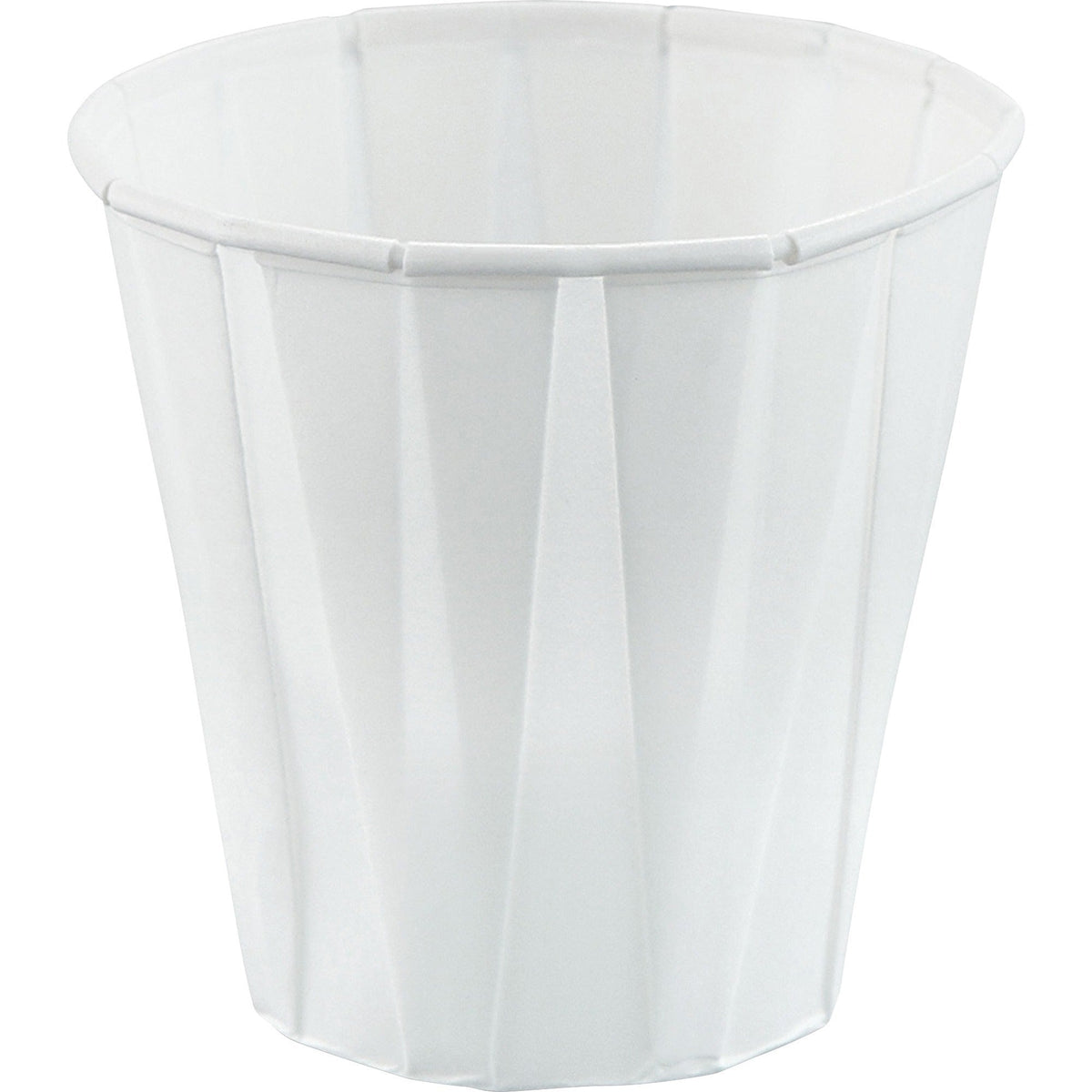 Solo 3.5 oz Treated Paper Souffle Portion Cups - 3.50 fl - White - Medicine - 100 / Pack - Food Storage