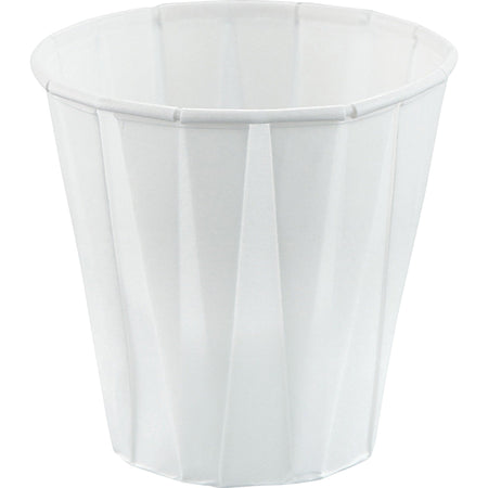 Solo 3.5 oz Treated Paper Souffle Portion Cups - 3.50 fl - White - Medicine - 100 / Pack - Food Storage