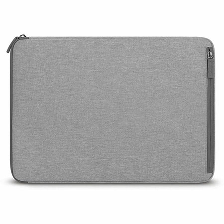 Solo Focus 15.6’’ Notebook Sleeve Case - Gray Bump & Damage Resistant - Computer / Laptop Accessories