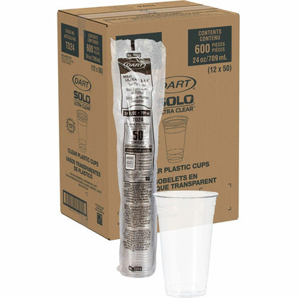 Solo Ultra Clear 24 oz Cold Cups - Perfect for Drinks