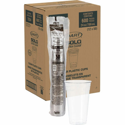 Solo Ultra Clear 24 oz Cold Cups - Perfect for Drinks