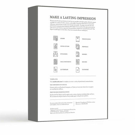 Southworth 25% Cotton Business Paper - Rear
