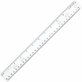 Sparco 12’’ Standard Metric Ruler - Clear Plastic - 1/16 Graduations - Rulers