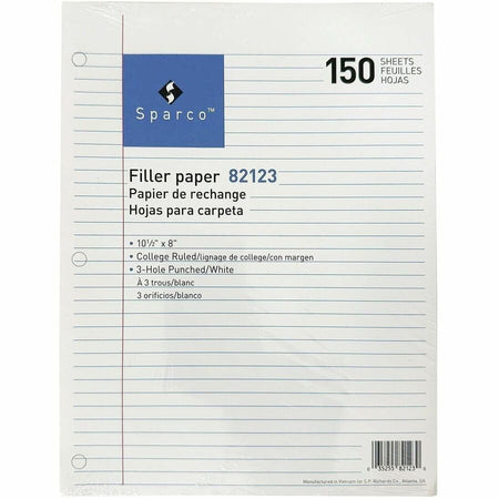 Sparco 3-hole Punched Filler Paper - Alternate-Image2