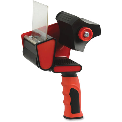 Sparco 3’’ Packaging Tape Dispenser - Ergonomic Design Adjustable Tension - Red Black - Packing & Dispensers