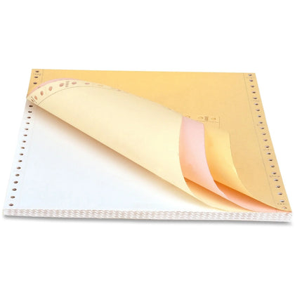 Sparco 4-Part Computer Paper - Multicolor Letter Size - Perforated - 900 Sheets - Specialty