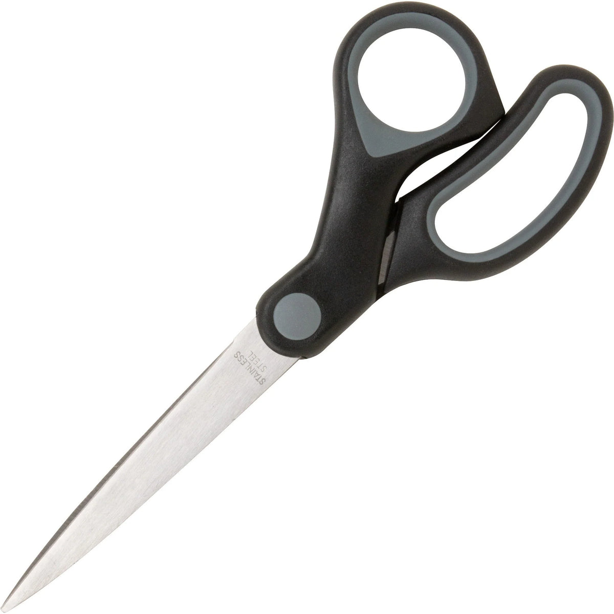 Sparco 8’’ Straight Scissors with Rubber Grip Handle - Stainless Steel