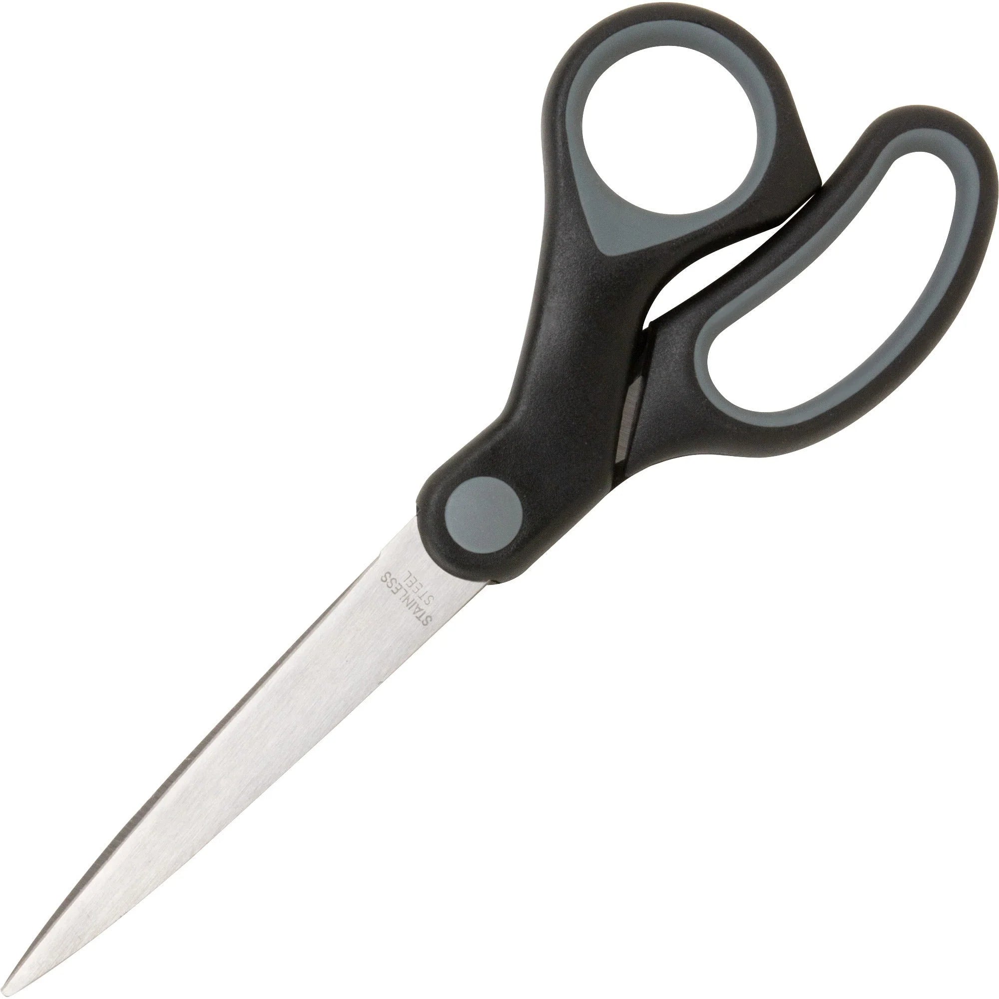Sparco 8’’ Straight Scissors with Rubber Grip Handle - Stainless Steel