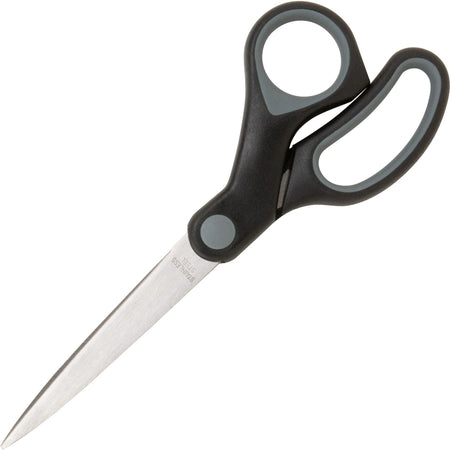 Sparco 8’’ Straight Scissors with Rubber Grip Handle - Stainless Steel