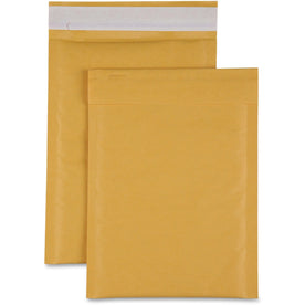 Sparco Bubble Mailers #1: 7.5’’x12’’ Self-sealing Kraft - 100/Carton