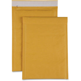 Sparco Bubble Mailers Size 00: Self-sealing Kraft Envelopes 5’’ x 10’’ - 250/Carton