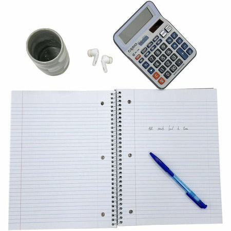 Sparco College Ruled Wire-bound Notebook - Wire Bound - 3 Hole(s) - 0.25’’ Height x 8’’ Width 10.5’’ Length - Notebooks