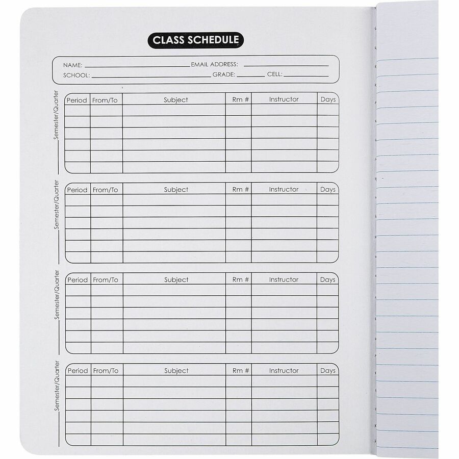 Sparco Composition Notebook - 100 Sheets - Letter - Black Cover - 12 / Pack - Notebooks