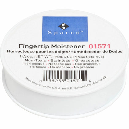 Sparco Fingertip Moistener - Non-slip Greaseless Stainingless - 1.75 oz - Mailroom Equipment & Supplies