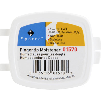 Sparco Fingertip Moisturizer - Odorless & Non-slip - 1oz - Mailroom Equipment Supplies