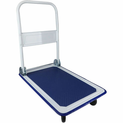 Sparco Folding Platform Truck: 330 lb Capacity Tubular Handle 4 Casters - Hand Trucks & Dollies
