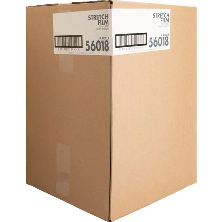 Sparco Heavyweight Stretch Wrap Film - 18’’ x 1500 ft - Clear (4/Carton) - Packing Supplies