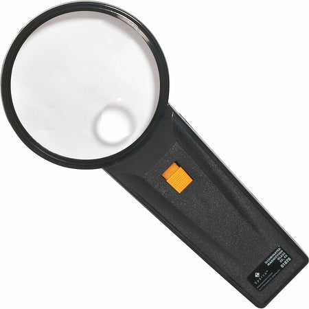 Sparco Illuminated Magnifier: 3’’ Diameter Magnifying Area - Magnifiers