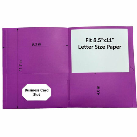 Sparco Letter Pocket Folder - Front