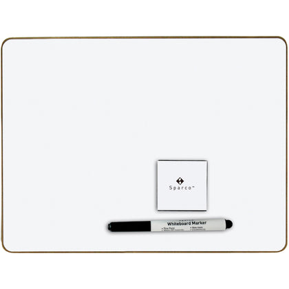 Sparco Magnetic Dry-Erase Board Kit - 12 Sets 12’’x9’’ - White Surface - Learning Boards & Supplies