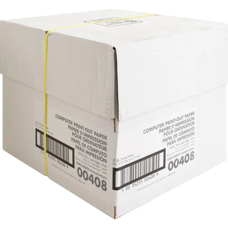 Sparco Perforated Blank Computer Paper: 8 1/2’’ x 11’’ 20 lb White - 2300 Sheets - Specialty Paper