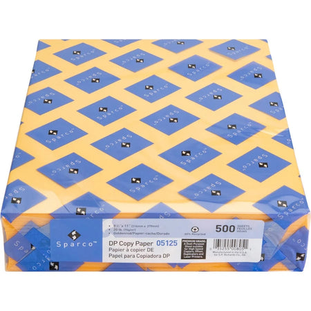 Sparco Premium Copy Paper: Goldenrod Letter Size 20 lb - SFI Certified - & Printer Paper