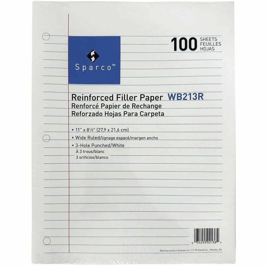 Sparco Ruled Filler Paper - Alternate-Image2