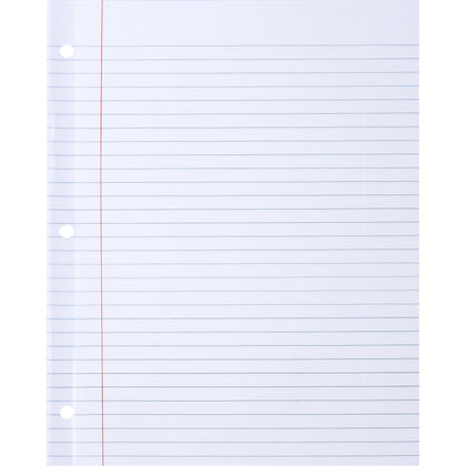 Sparco Ruled Filler Paper: 100 Sheets Wide Red Margin - Paper