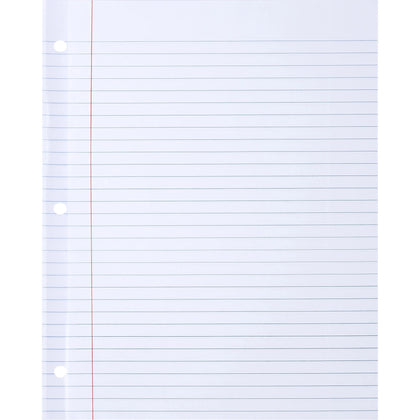 Sparco Ruled Filler Paper: 100 Sheets Wide Red Margin - Paper