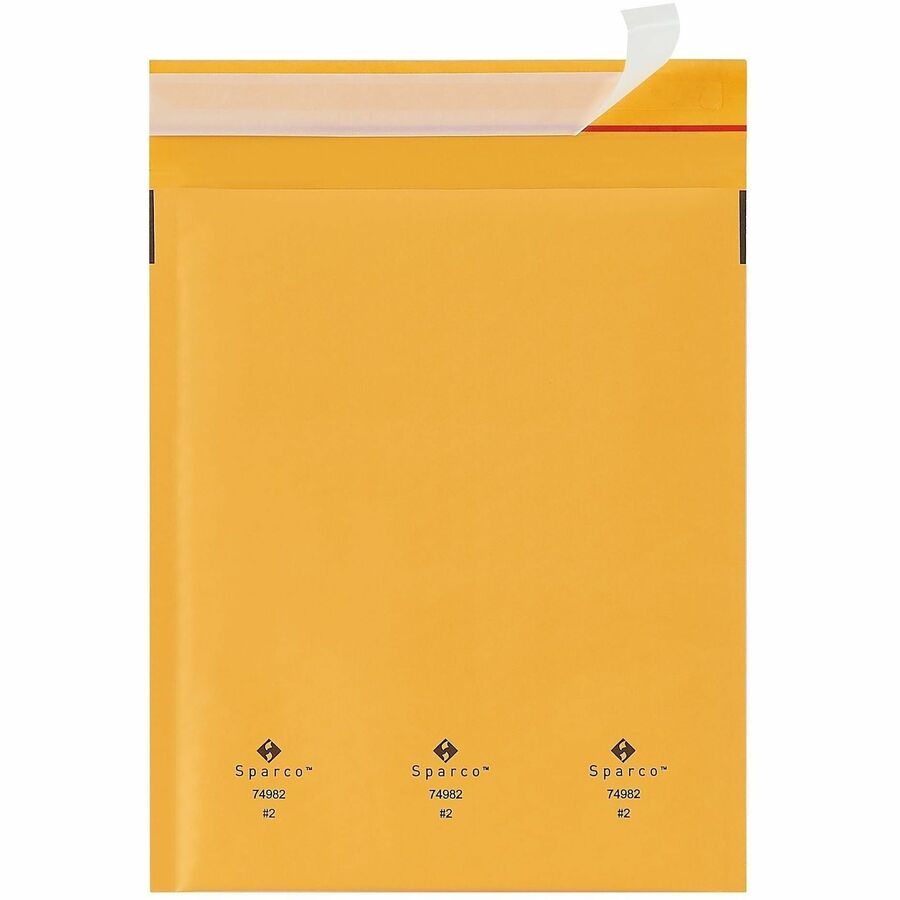 Sparco Size 2 Bubble Cushioned Mailers - Rear