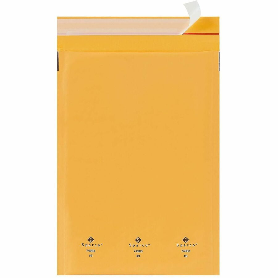 Sparco Size 3 Bubble Cushioned Mailers - Rear