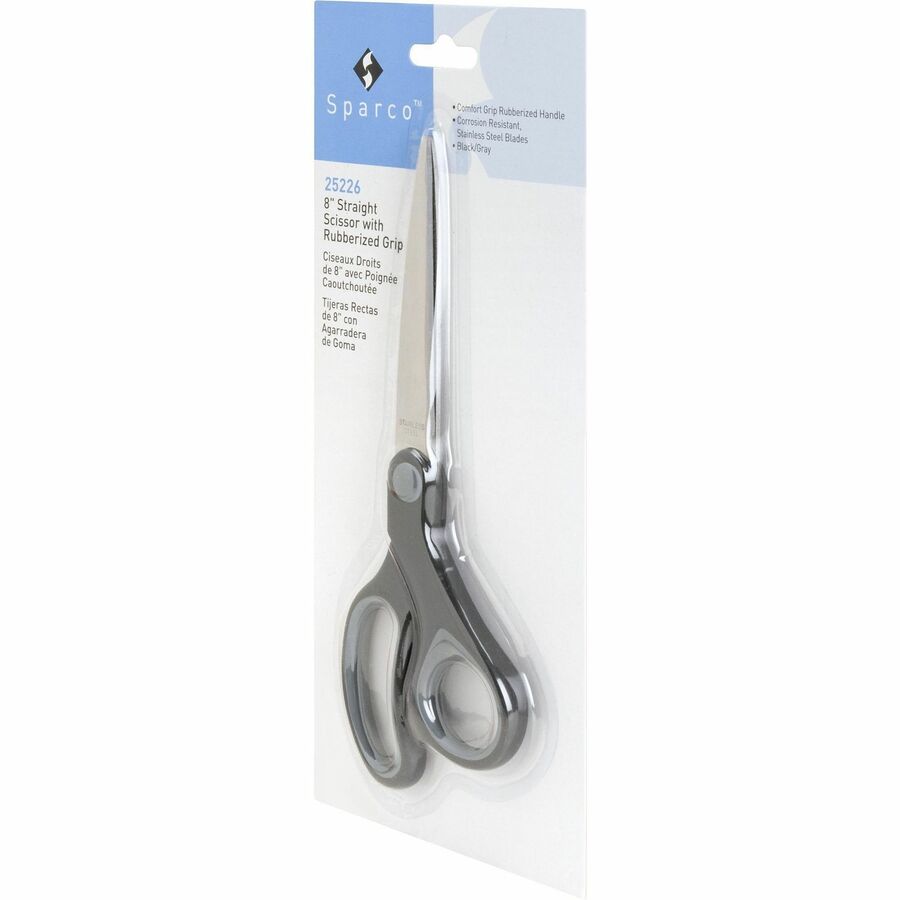 Sparco Straight Scissors w/Rubber Grip Handle - Left