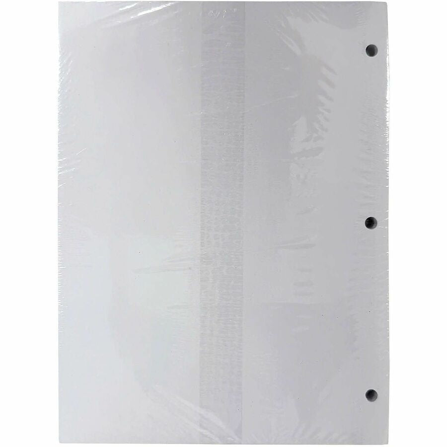 Sparco Unruled Filler Paper - 100 Sheets - Plain - Margin - 20 lb Basis Weight - Letter - 8 1/2’’ x 11’’ Sheet Size