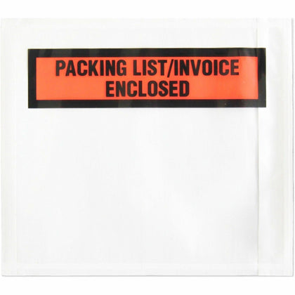 Sparco Waterproof Packing Envelopes - List - 4.5’’ x 5.5’’ - 1000/Box - Slip Forms/Envelopes