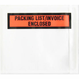 Sparco Waterproof Packing Envelopes - List - 4.5’’ x 5.5’’ - 1000/Box - Slip Forms/Envelopes