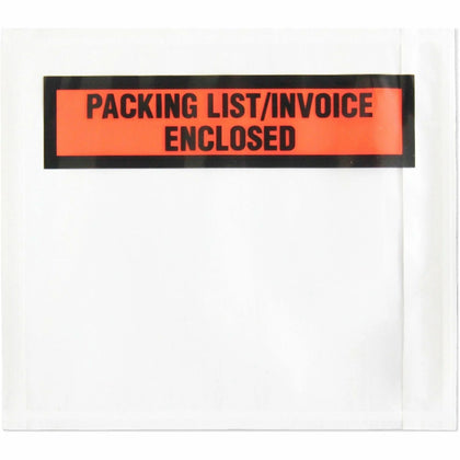 Sparco Waterproof Packing Envelopes - List - 4.5’’ x 5.5’’ - 1000/Box - Slip Forms/Envelopes