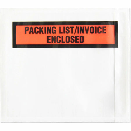 Sparco Waterproof Packing Envelopes - List - 4.5’’ x 5.5’’ - 1000/Box - Slip Forms/Envelopes