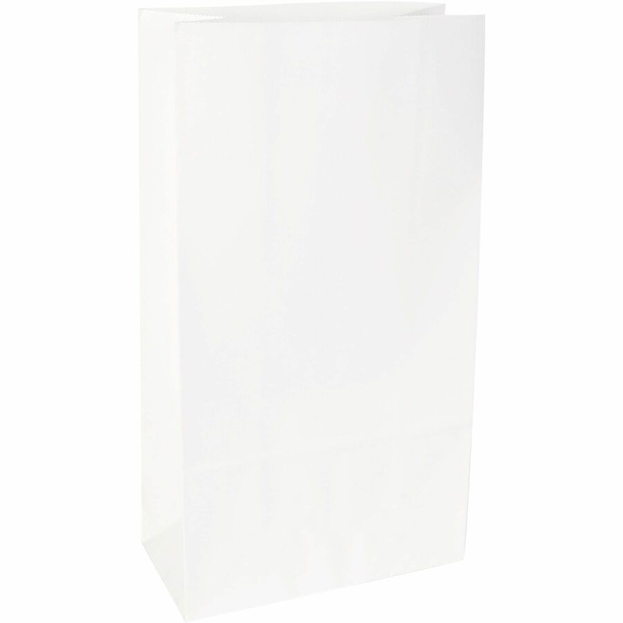 Sparco White Kraft Paper Bags - Right