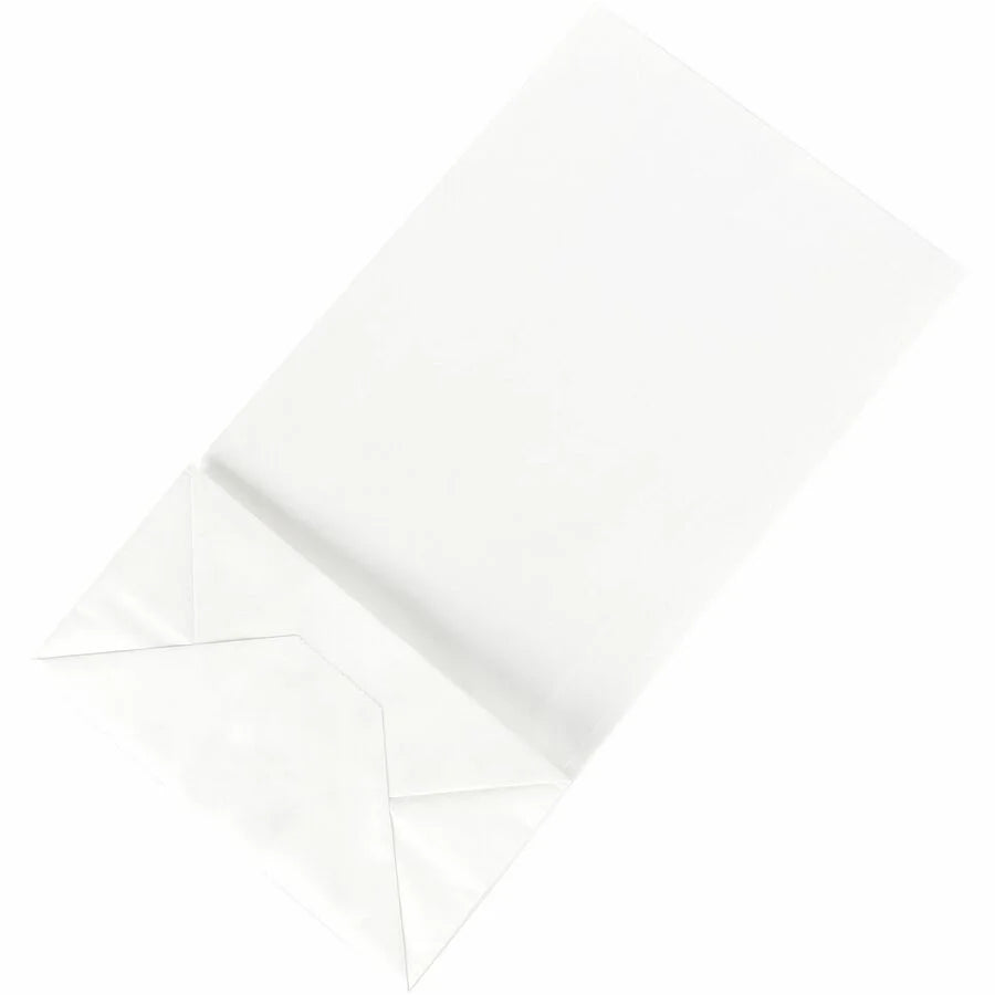 Sparco White Kraft Paper Bags - 11x6 - 100 Pack