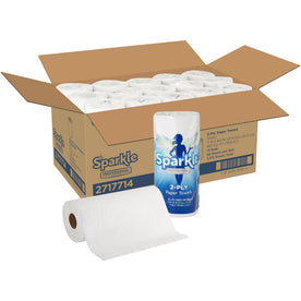 Sparkle Professional Series Kitchen Paper Towel Rolls: 2-Ply 85 Sheets/Roll - Towels