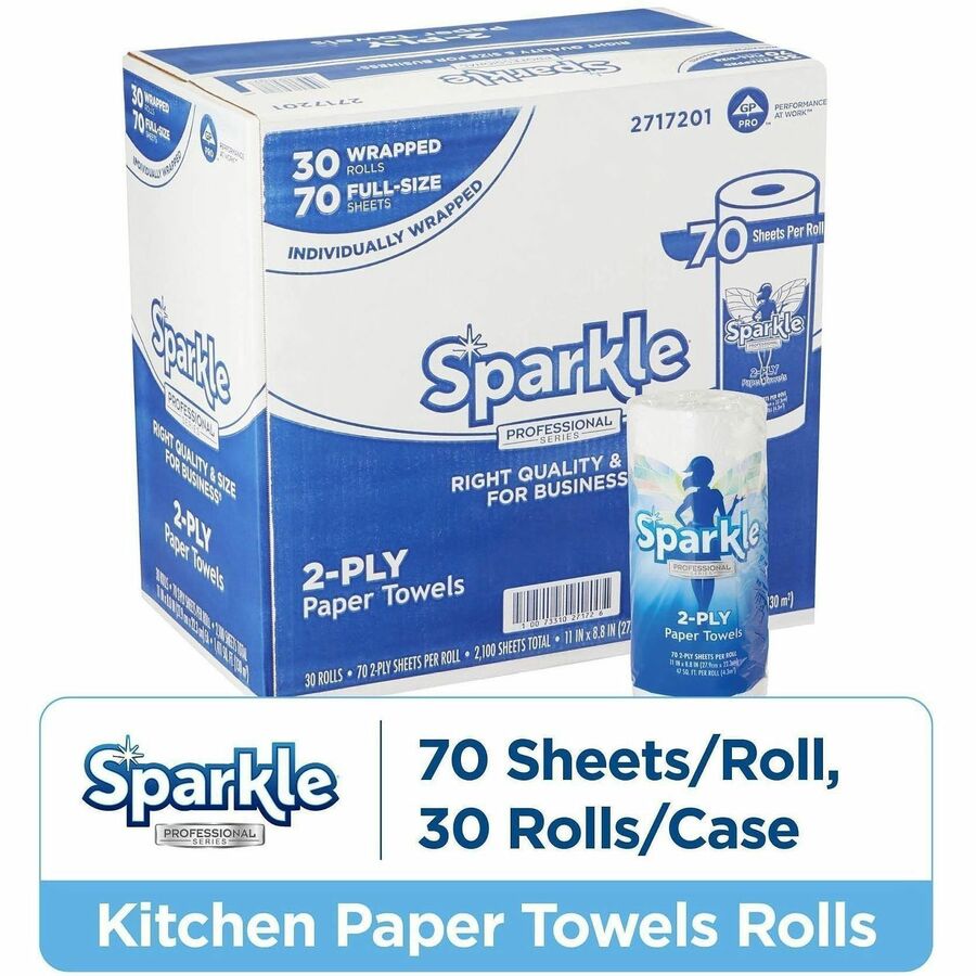 Sparkle Professional Series&reg; Paper Towel Rolls by GP Pro - Alternate-Image1