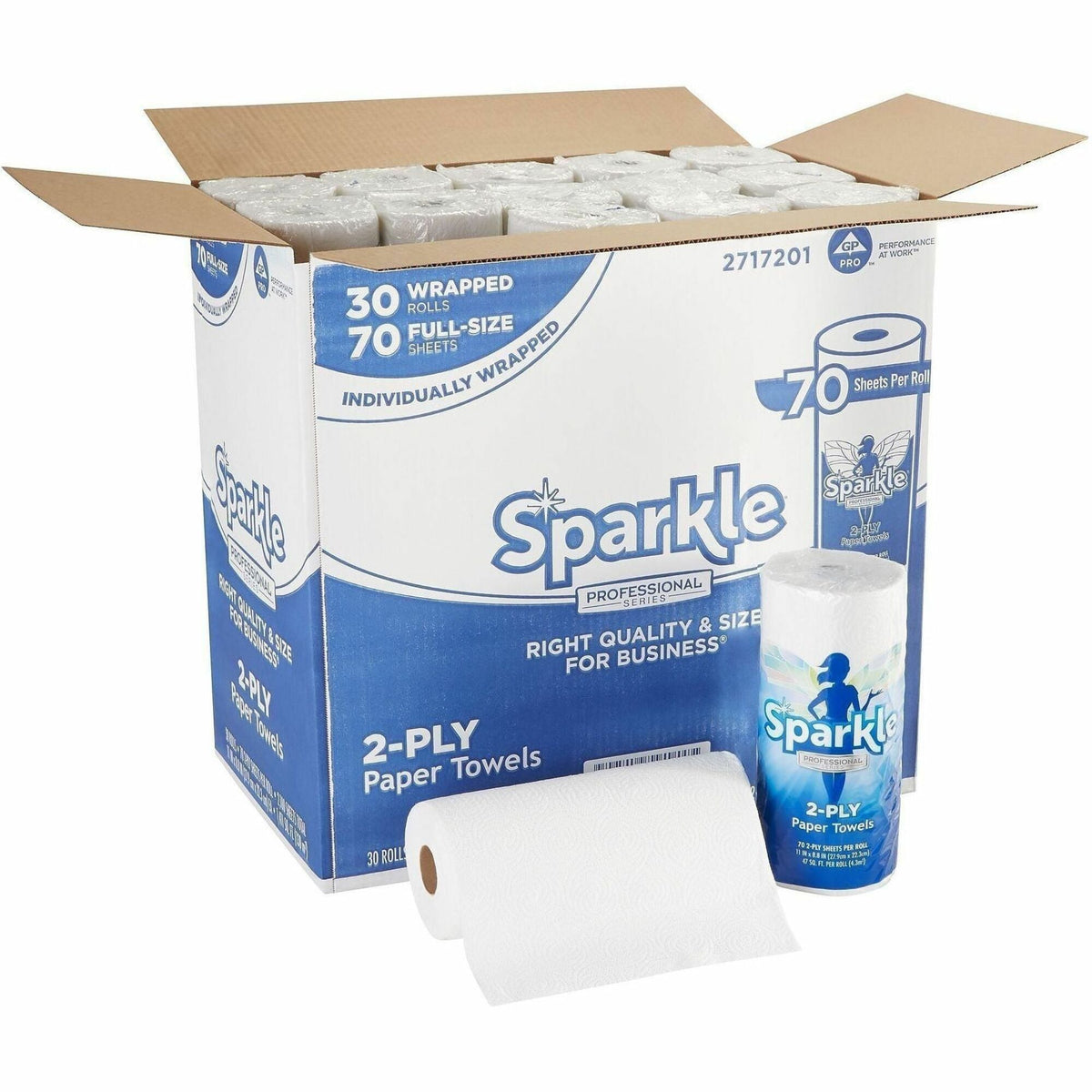Sparkle Professional Series&reg; Paper Towel Rolls by GP Pro - 2000