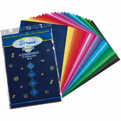 Spectra Deluxe Bleeding Art Tissue: Vibrant Craft Paper for Projects - Rolls/Tissue