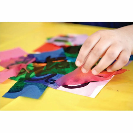 Spectra Deluxe Bleeding Art Tissue: Vibrant Craft Paper for Projects - Rolls/Tissue