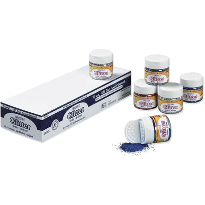 Spectra Glitter Sparkling Crystals - Assorted Colors - 12/Set