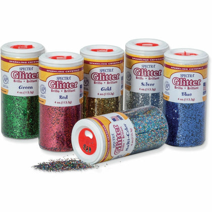Spectra Glitter Sparkling Crystals - Assorted Colors - 4 oz Set